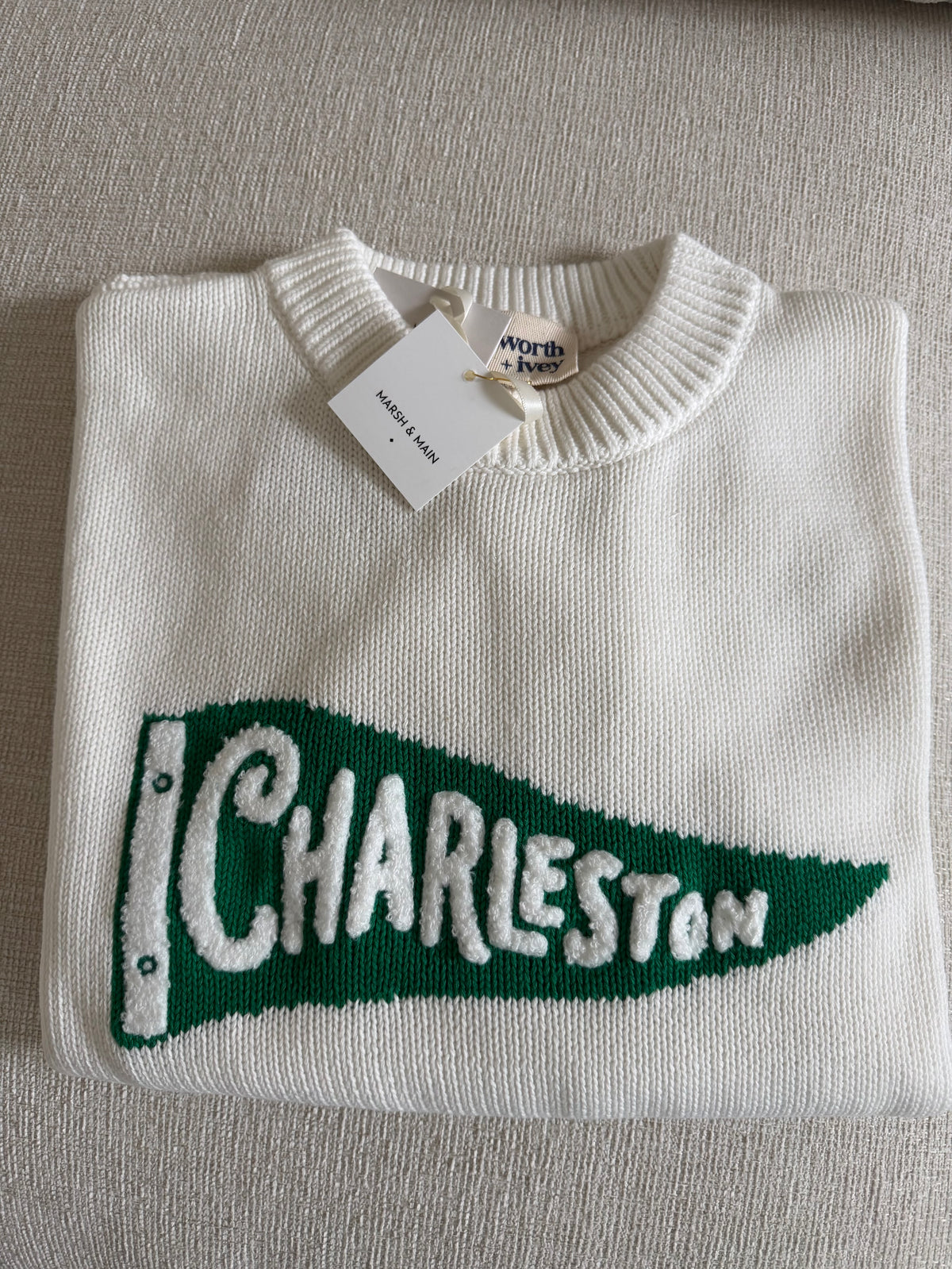 Sadie Crew Neck Sweater - Charleston Pendant